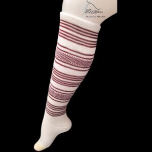 Calza De Hombre Rayas Rojas