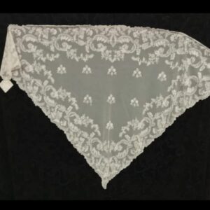 Mantilla Media Luna Antic Ivoire