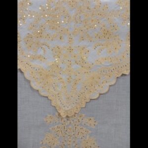 Manteletas Muselina Oro Blanc